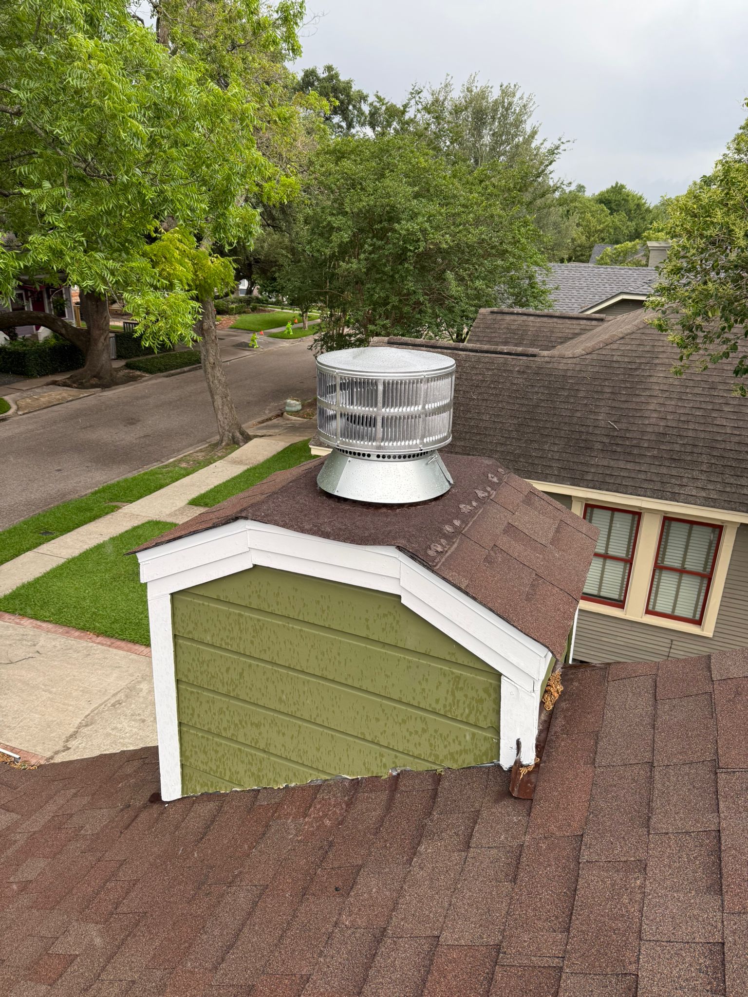 Houston chimney after 832 Home Service repair and cleaning