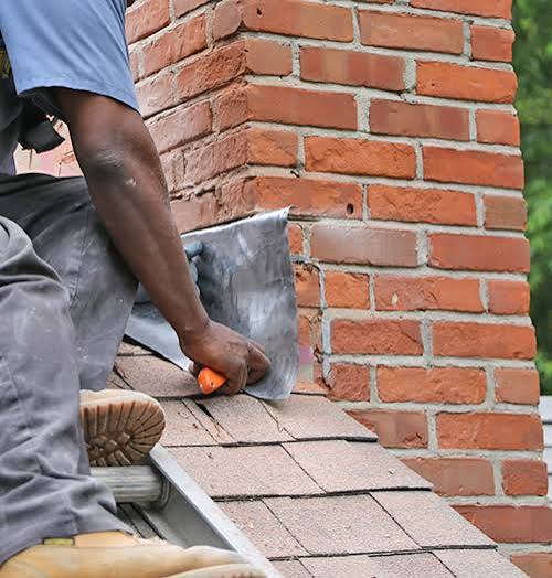 Chimney Flashing Repair in Houston
