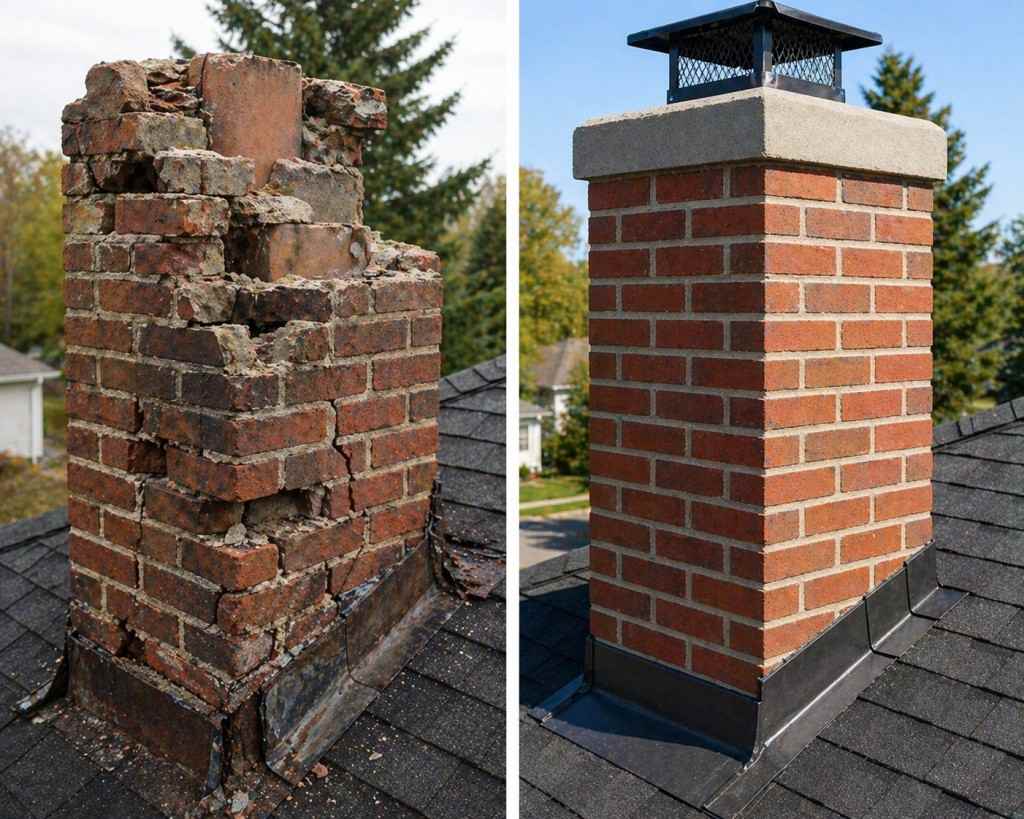 Full Chimney Repair in Houston