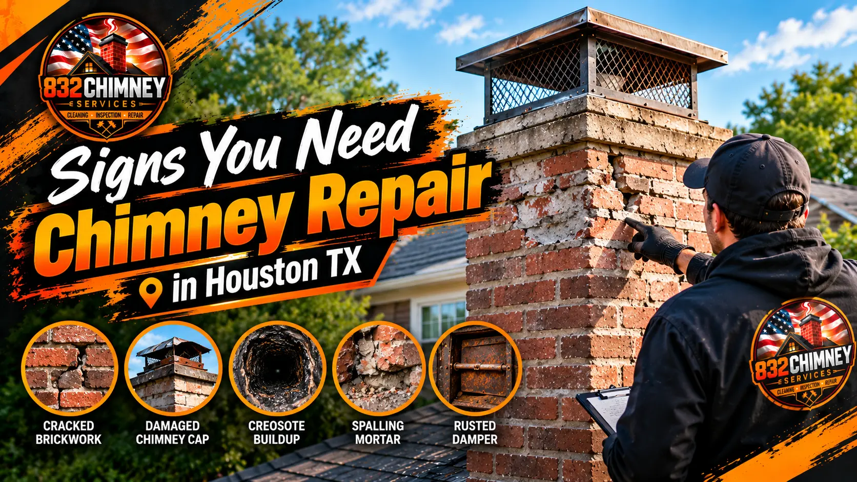 Signs You Need Chimney Repair in Houston TX